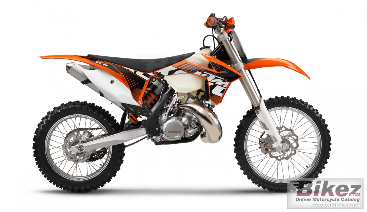 Big KTM 200 xc-w picture and wallpaper from Bikez.com